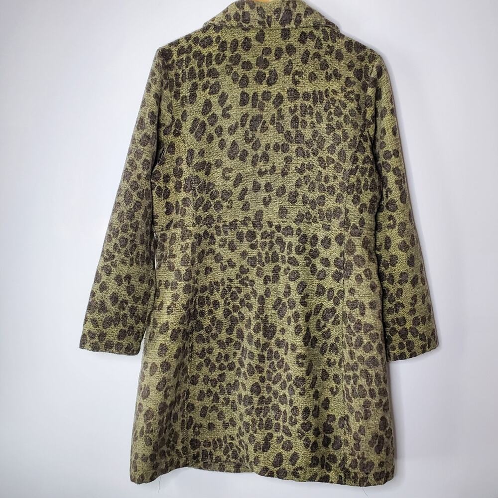 True Grit Dry Goods Animal Print longline soft coat  Size Large Great condition - Picture 7 of 13